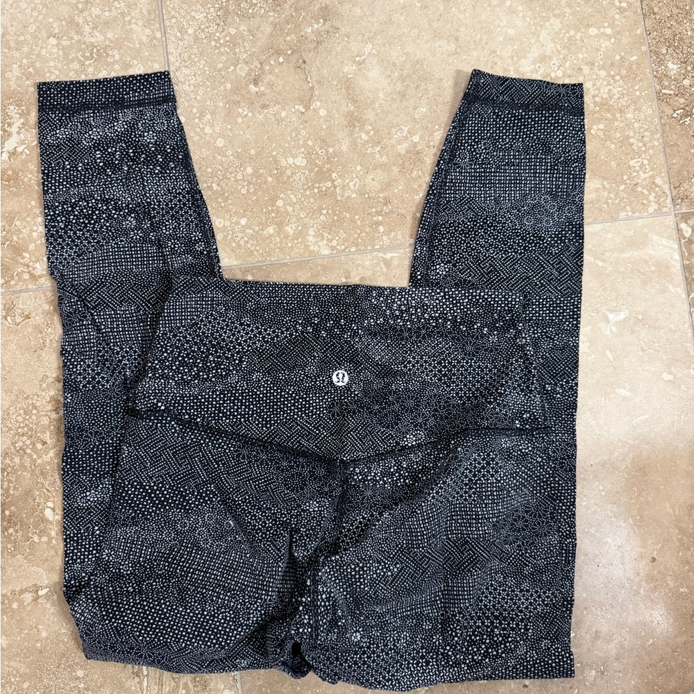 Lululemon Align Black Patterned Leggings